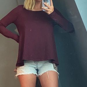 Maroon sweater
